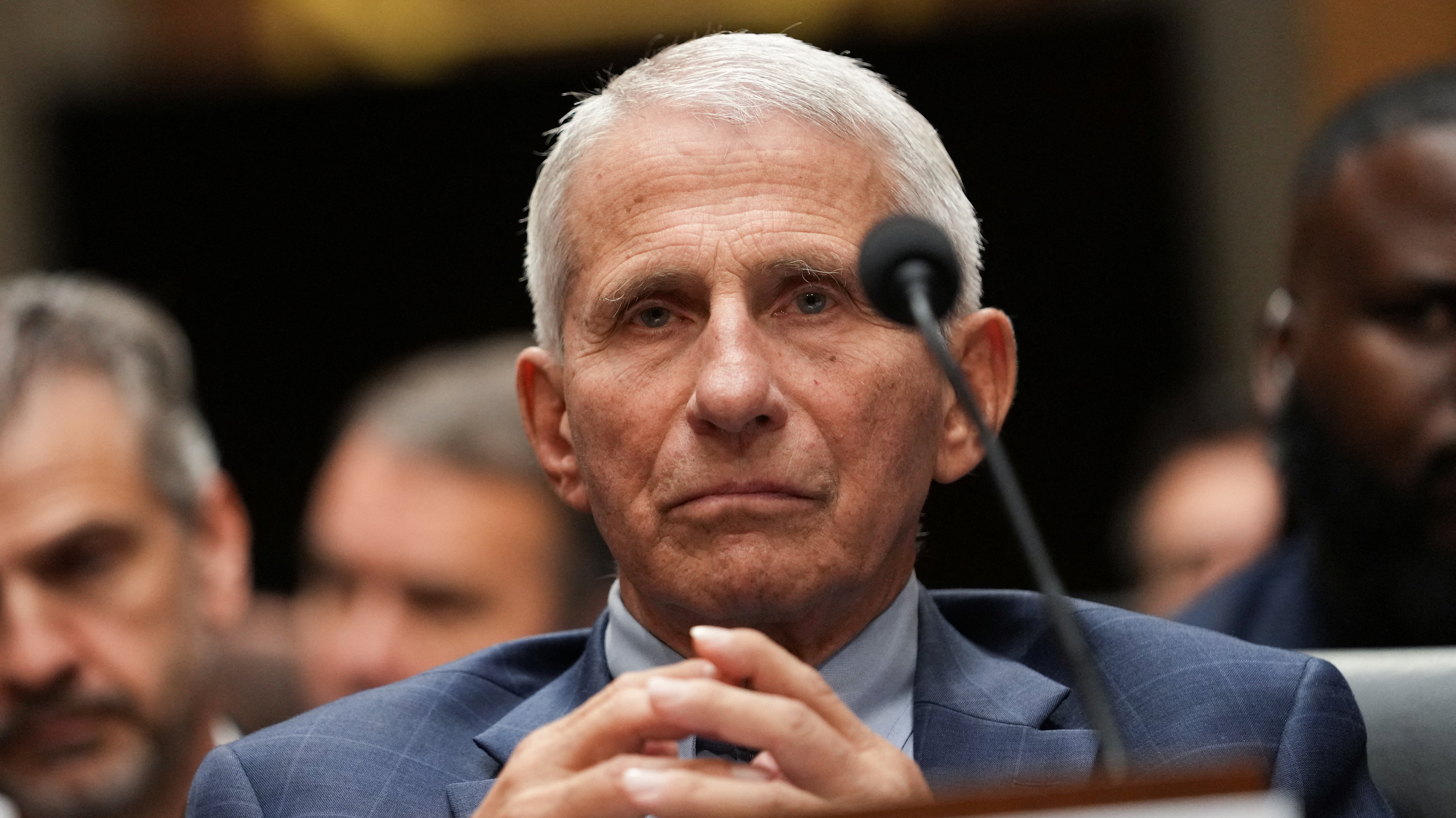 Anthony Fauci, the former Director of the National Institute of Allergy and Infectious Diseases (NIAID) and medical advisor to several U.S. presidents, attends a U.S. Senate Homeland Security and Governmental Affairs Committee on Capitol Hill in Washington, D.C., U.S., July 29, 2026. Anthony Fauci declined to answer questions, invoking his Fifth Amendment right against self-incrimination.  REUTERS/Nathan Howard